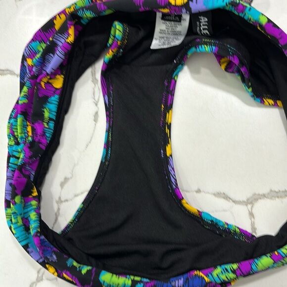 Allen B. Schwartz | Women’s Black Purple Bikini Bottoms Swimsuit Bathing Suit 10 - Picture 12 of 12